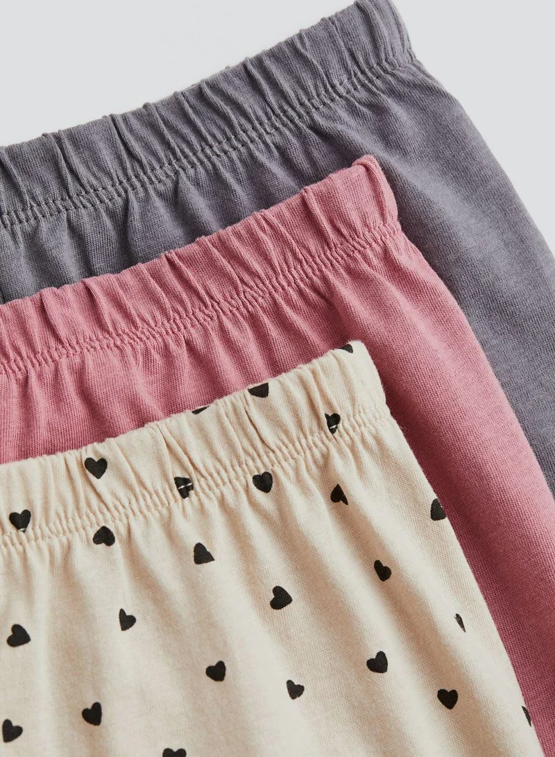 اتش اند ام شورتات متنوعة للأطفال 3 قطع